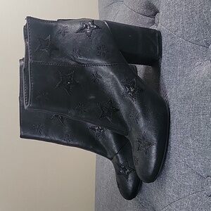 Kenneth Cole Reaction 8.5 Black Star Sequin Boot